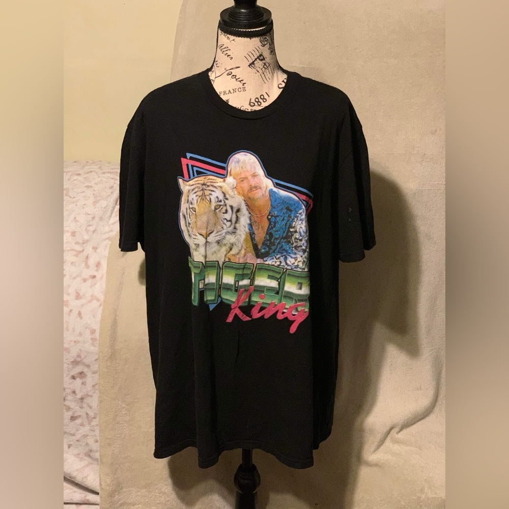 Joe Exotic Tiger King Black XL T Shirt